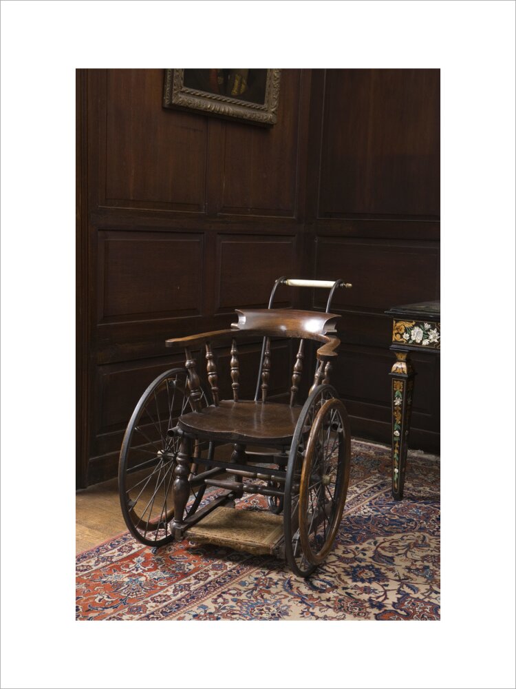 The "haunted" wheelchair at Ham House, Surrey National Trust Prints