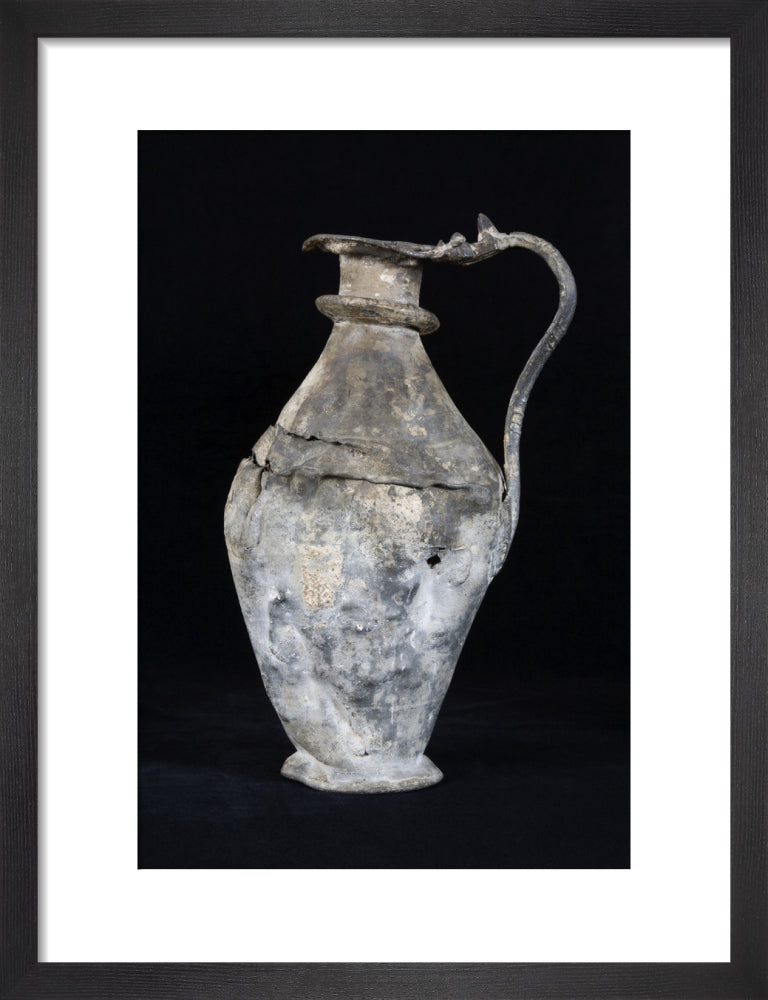 English pewterware flagon, part of the collection of flagons acquired