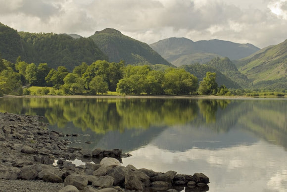 A fine morning view from the east shore of Derwentwater