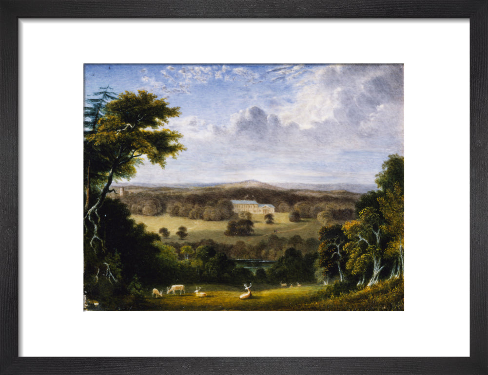 WERRINGTON PARK, CORNWALL a landscape miniature by J.Owen, c.181020