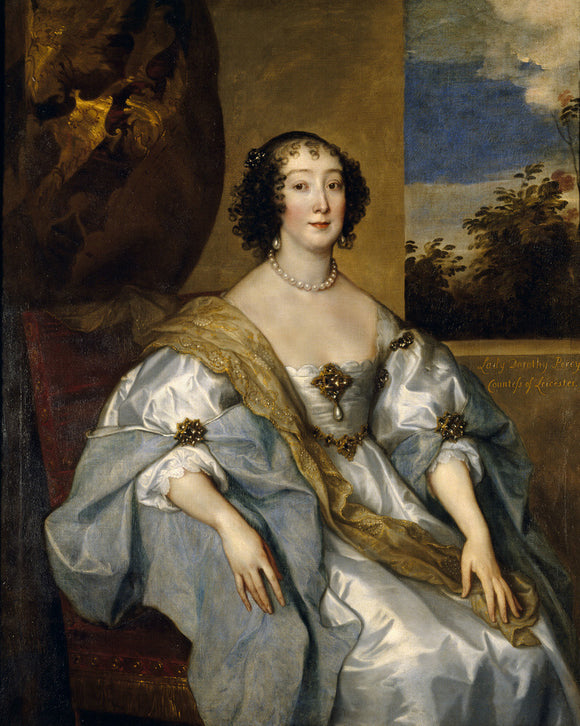 LADY DOROTHY PERCY, COUNTESS OF LEICESTER(1598-1659) by Sir Anthony Van Dyck