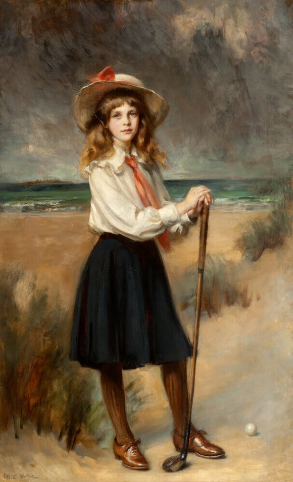 Winifred Margaret Watson-Armstrong (1894-1912) by Mary Lemon Waller (Bideford 1851 - 1931)