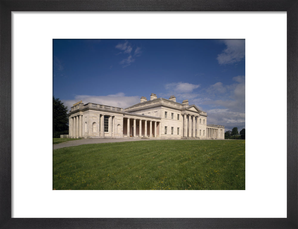 View of the front facade of Castle Coole – National Trust Prints