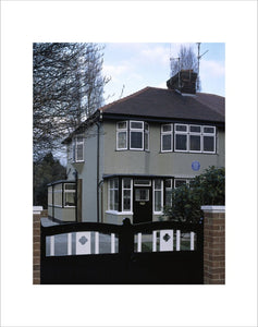 Exterior of John Lennon's home, Mendips