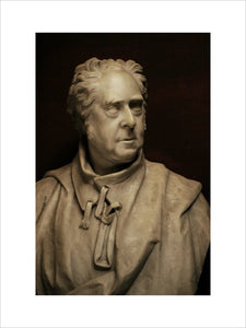 Sculpture in the North Gallery at Petworth House - a bust of Lord John Townsend, 1813, by John Carew (1785-1868)