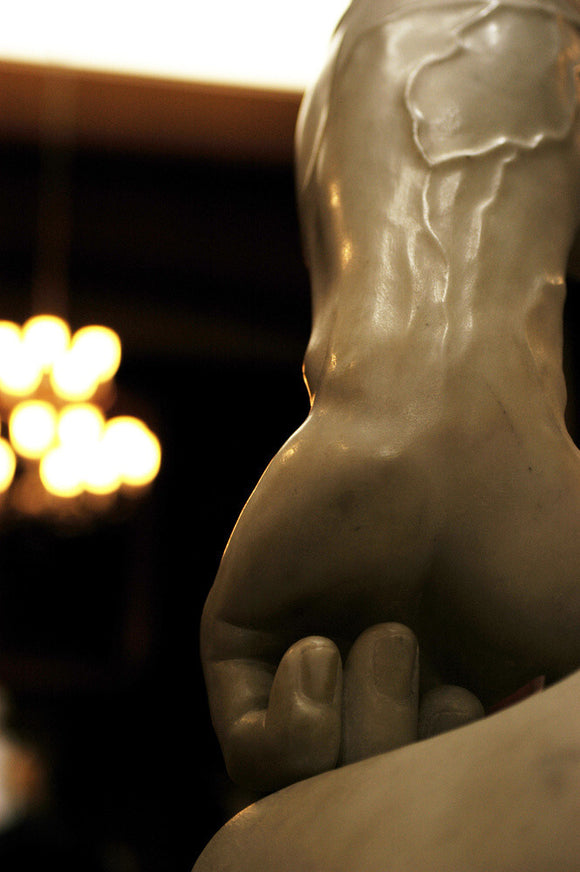 Detail of part of a sculpture in the North Gallery at Petworth House - 
