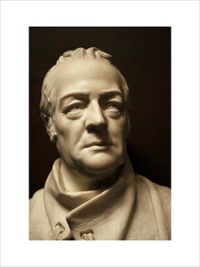 Bust of the Third Earl of Egremont, George O'Brien Wyndham, (1751-1837), 1831, by John Edward Carew (1785-1868) - Sculpture in the North Gallery at Petworth House