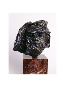 Bronze head of Balzac, by Auguste Rodin, at Shaw's Corner