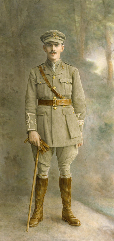 PORTRAIT OF ADRIAN DREWE (1891-1917) IN UNIFORM
