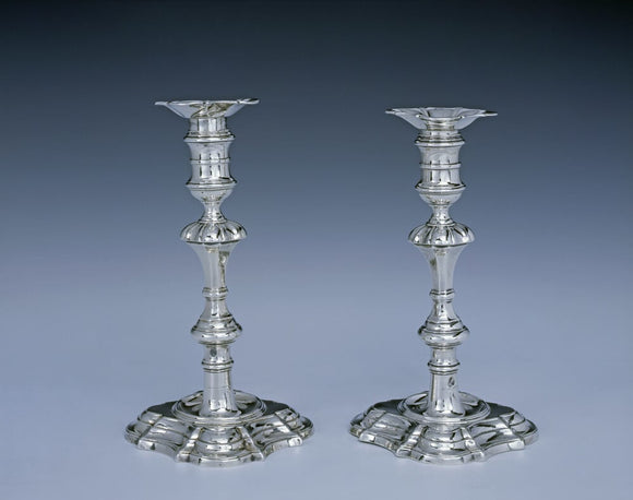 Two candlesticks by James Shruder (DUN.S.313)