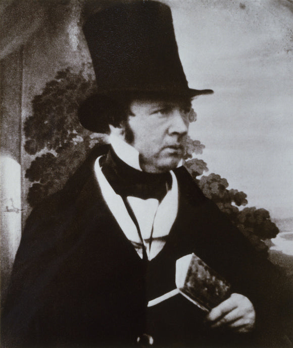 Photograph of William Henry Fox Talbot from a daguerrotype made by Antoine Claudet c.1845/46 at Lacock Abbey.