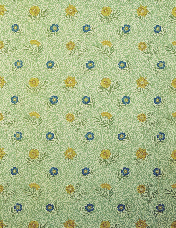 Dressing Room Powdered Wallpaper by William Morris, Standen House