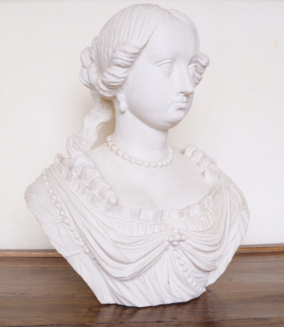 Bust of Lady Margaret Acland (d.1691) at Trerice.