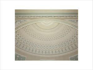 The ceiling in the Top Hall at Nostell Priory by Robert Adam