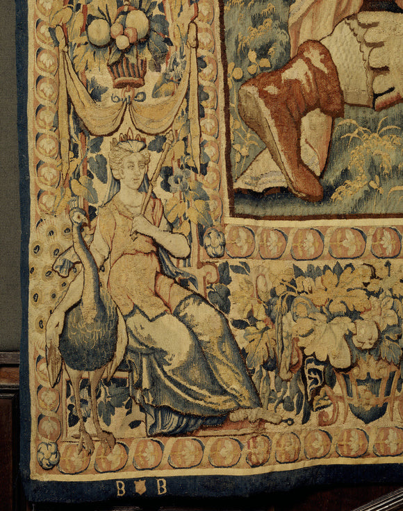 Detail from one of the Ulysses Tapestries in the High Great Chamber
