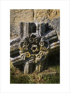 Stone recovered from Rievalx Abbey ( English Heritage)