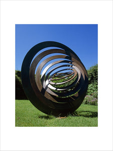 Hypercone by Simon Thomas of Bristol, a sculpture at Antony, in the Summer Garden