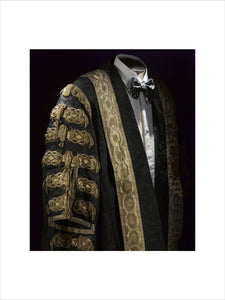 The robes of the Chancellor of Bristol University worn by Winston Churchill from 1929 until his death