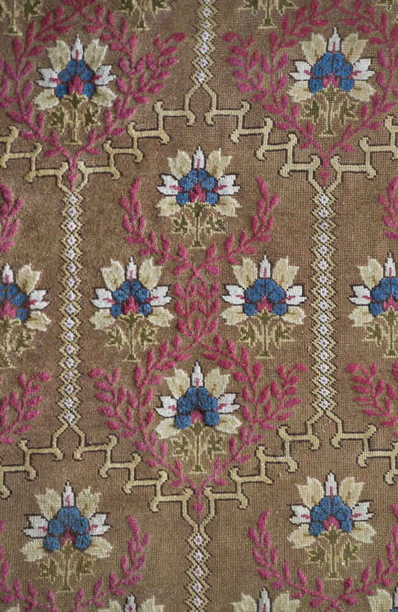 Axminster carpet in the Library at Berrington Hall, Herefordshire