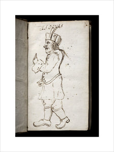 Schoolboy doodle and title "Aesopus" in a volume of Aesop's Fables, "Mythologia Aesopica (London 1682), part of the Springhill Library collections, Co