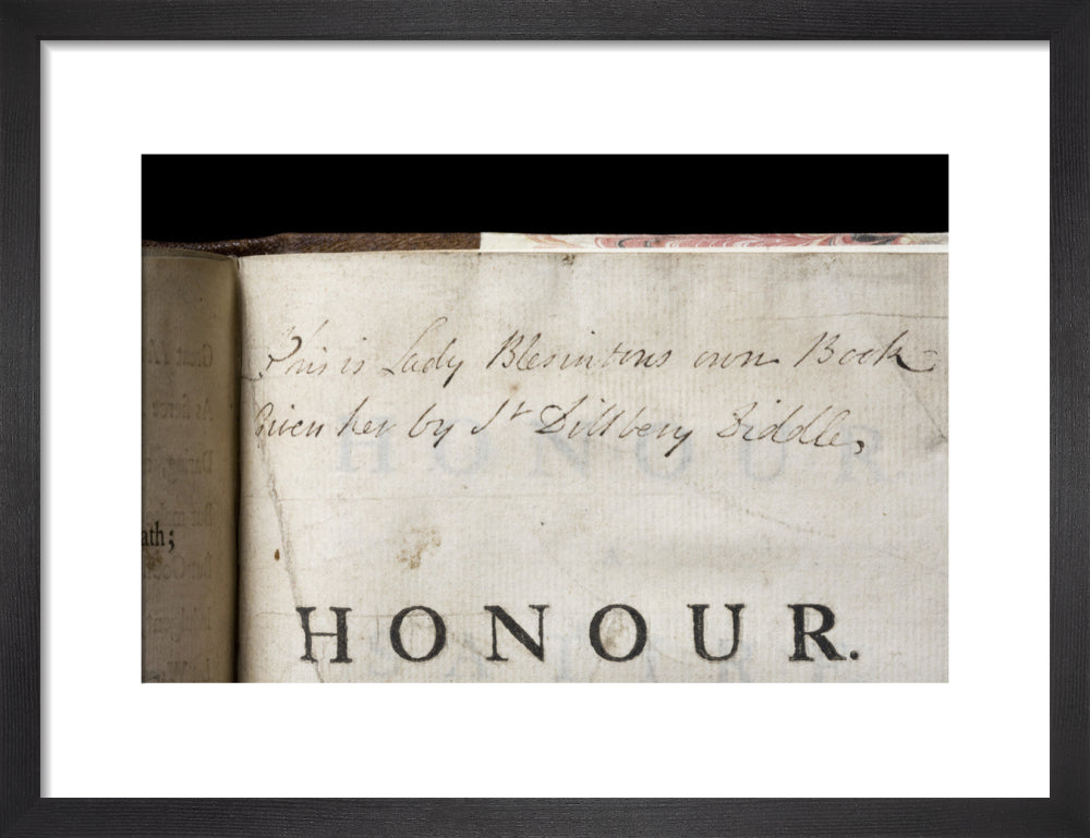 Handwritten inscription 