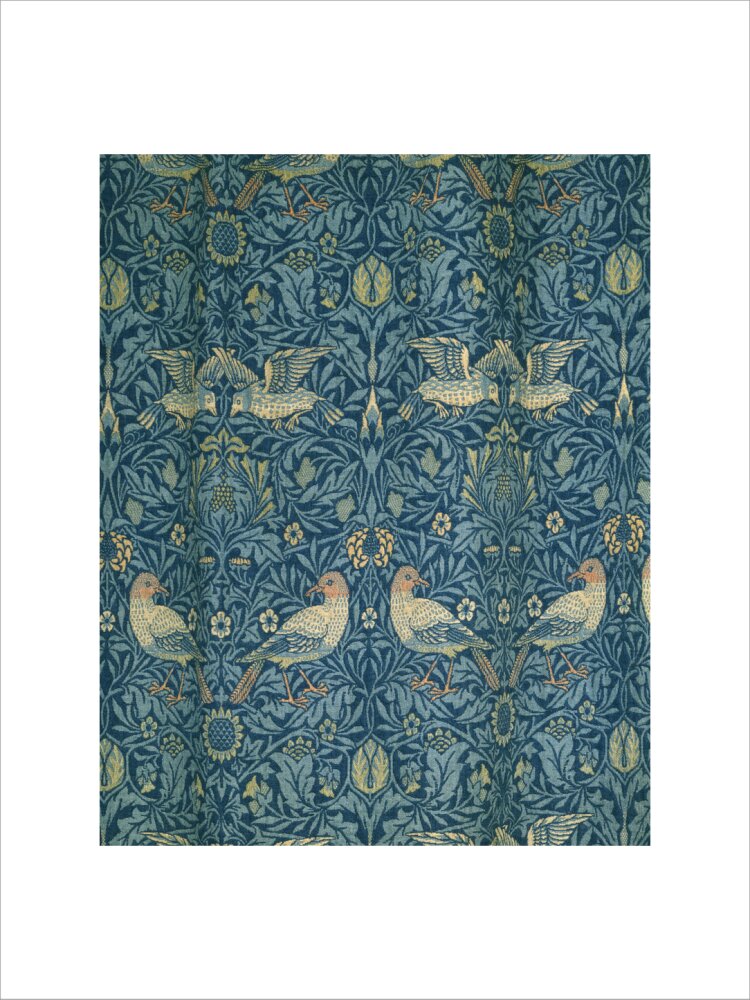 Bird tapestry by William Morris near the lobby, Standen, West Sussex ...