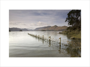 Looking across Derwentwater from Friar's Crag, Lake District, Cumbria