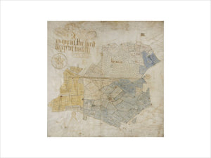 An estate map of Baddesley Clinton made in 1699 by William Adam