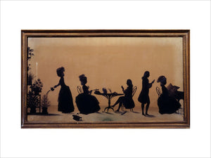 Silhouette of the Parminters from A la Ronde