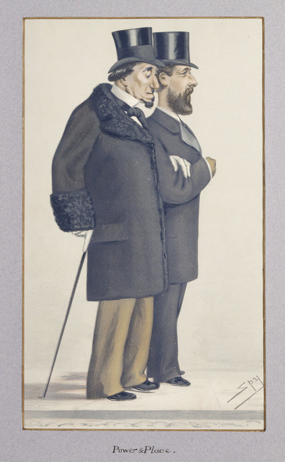 Disraeli and His Secretary, Montagu Corry, later Lord Rowton (1838-1903)
