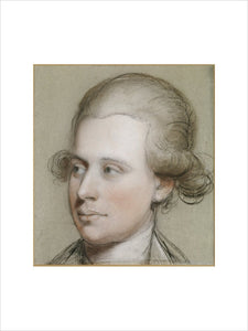 JAMES WILLIS (1761-1817) by John Russell, R.A. This crayon portrait shows the sitter in a white silk cravat and wig.