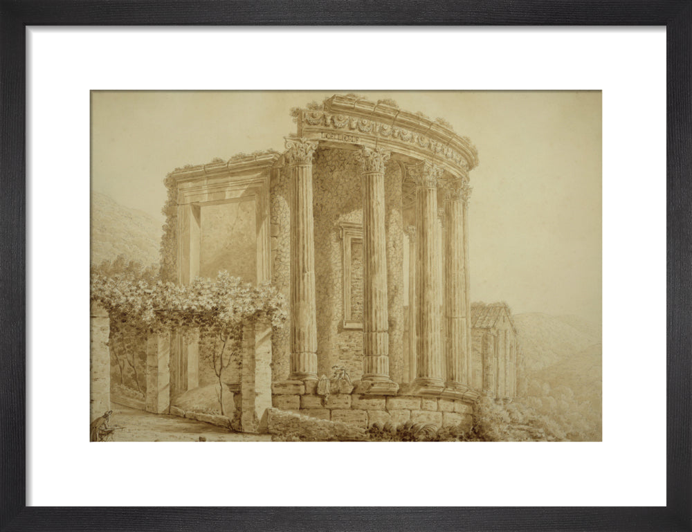VIEW OF TIVOLI, TEMPLE OF SISYLON VESTER, by G. Del Drago, post-conser ...