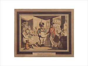 PRIVATE DRILLING NO. 5 by Rowlandson, 1798