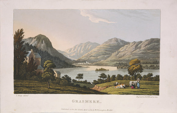 A print of Grasmere at Townend, Troutbeck, Cumbria