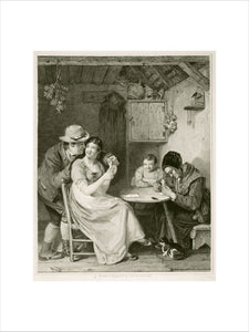 CHRISTMAS EVE engraved by John Burnett after his own painting, 1815, found in The Organ Lobby at The Argory