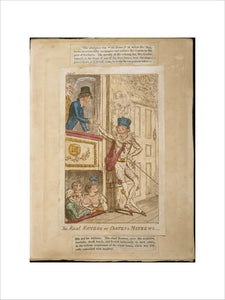 THE RIVAL ROMEOS OR COATES AND MATHEWS, a colour print circa 1800