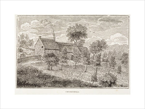 An engraving of Cherryburn in a memoir of Thomas Bewick