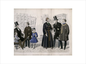 Gazette of Fashion, January 1857, Leroy