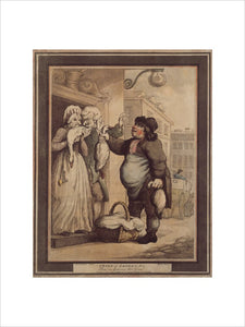 CRIES OF LONDON, NO. 2: "Buy my goose, my fat goose" by Rowlandson, 1799