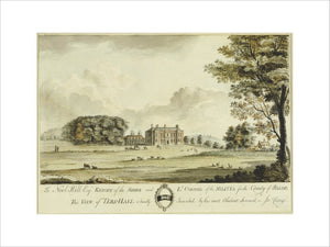 VIEW OF TERN HALL, 1775, in the West Passage at Attingham Park