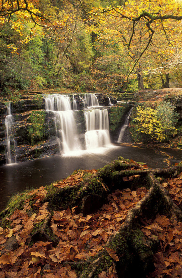 A waterfall in the Brecon Beacons National Park, Wales (Not an NT property)