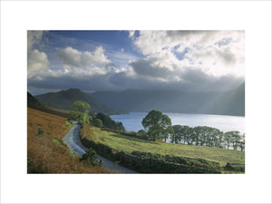 A shot of Crummock Water in Buttermere Valley in Cumbria