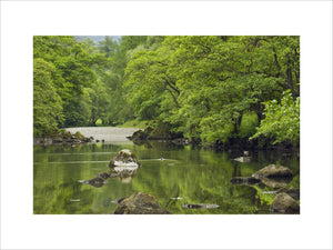 River Derwent, Borrowdale, north east of Castle Crag, near Grange, Cumbria