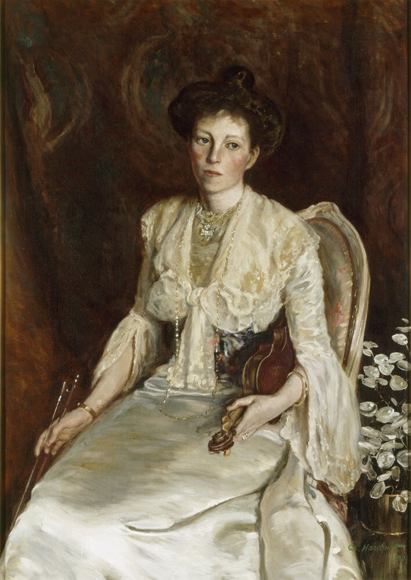 DORA MARIA PENNYMAN - portrait by an unknown artist hanging in the Entrance Hall