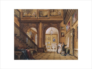 THE HALL by Nicholas Condy, hanging in the Exhibition room at Antony