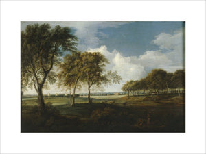 Sudbury Hall from the North, Morning by John Griffier the Elder