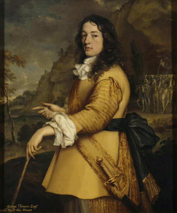 A portrait of GEORGE VERNON by J.M. Wright (1617-1694)