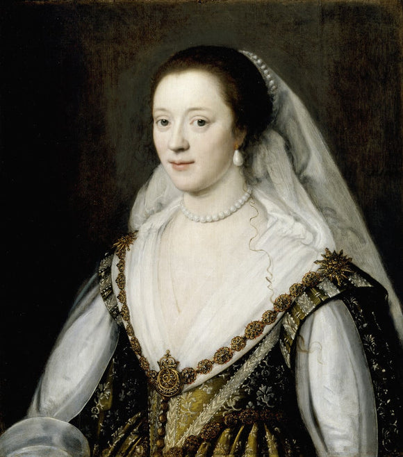 PORTRAIT OF FRANCES COKE, VISCOUNTESS PURBECK (1601-1645) by Michiel Janszoon van Miereveldt