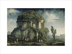 THE TEMPLE OF MINERVA MEDICA by Abraham Louis Rudolphe Ducros 1748-1810