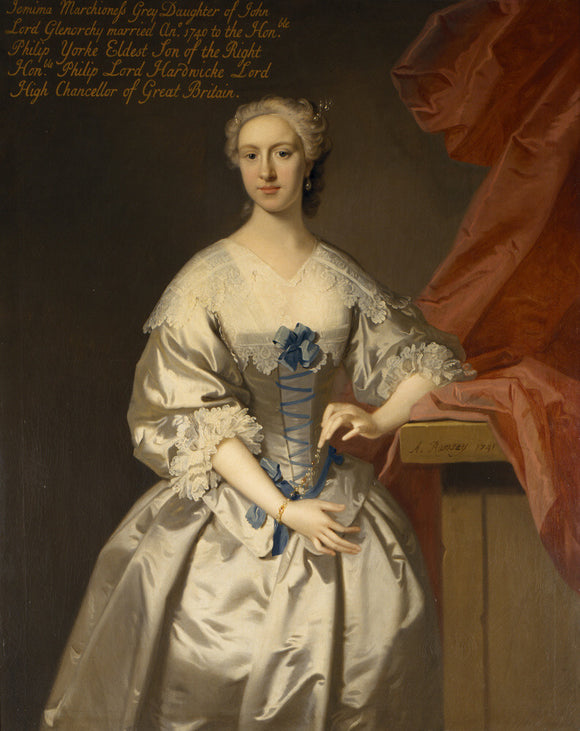 LADY JEMIMA CAMPBELL, MARCHIONESS GREY, COUNTESS OF HARDWICKE (c.1720-1797) by Allan Ramsay (1713-1794)